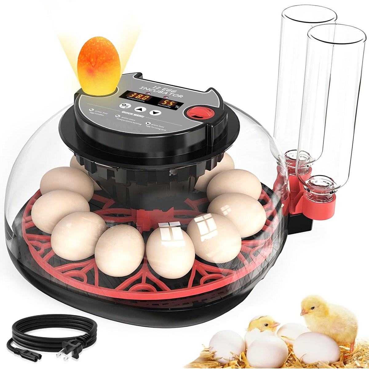 Inkubator na 12 jaj z automaty – Quail Egg Incubator recenzja i cena